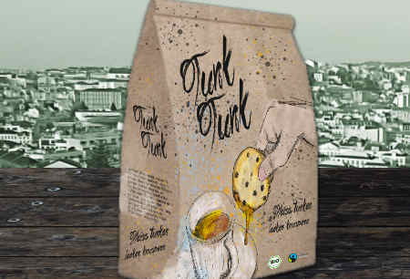 Verpackungsillustration von rauschsinnig