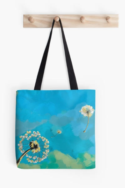 Stofftasche mit Pusteblume Illustration