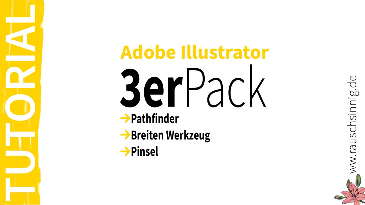 Adobe Illustrator und andere Tool Pathfinder Tutorial Video