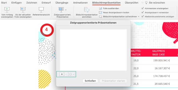 Zielgruppenoriertierte-Bildschirmpräsentation