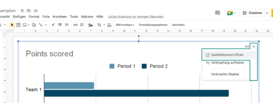 Tabelle-Google-Präsentationen